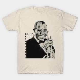 louis armstrong visual art T-Shirt